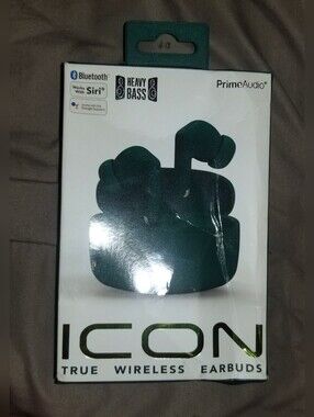 NWT Prime Audio ICON True Wireless Bluetooth Earbuds 5.4 Heavy Bass